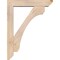 Ekena Millwork Legacy Slat Smooth Bracket w/ Offset Brace, Douglas Fir, 5 1/2"W x 26"D x 34"H BKT0604X26X34LEC06SDF - alternate 2